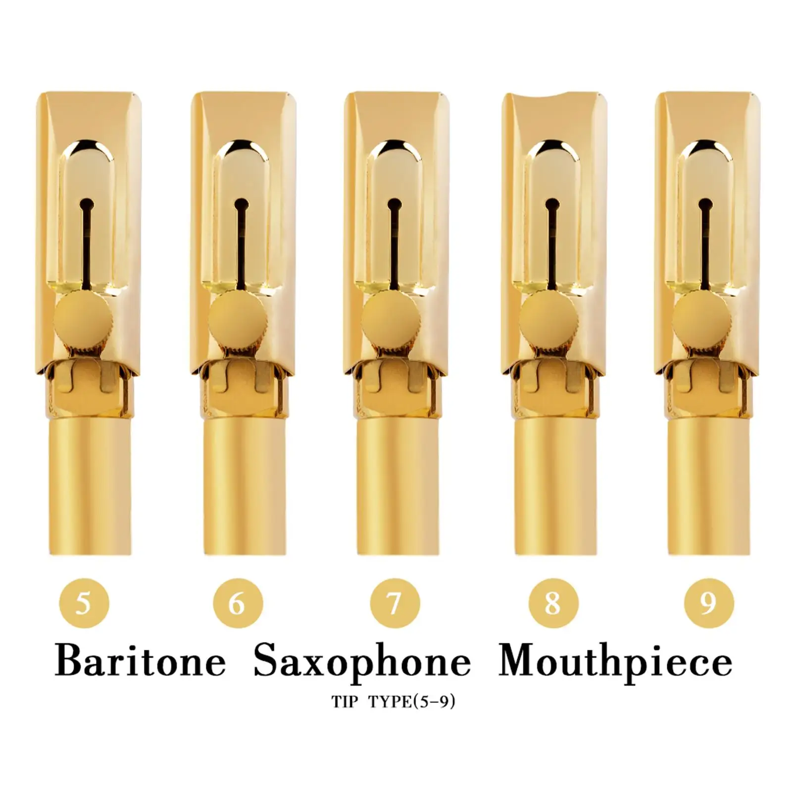 

Metal E Flat Baritone Saxophone Mouthpiece Professionals and Beginners for Saxophone Sax Parts Accessories Replacement