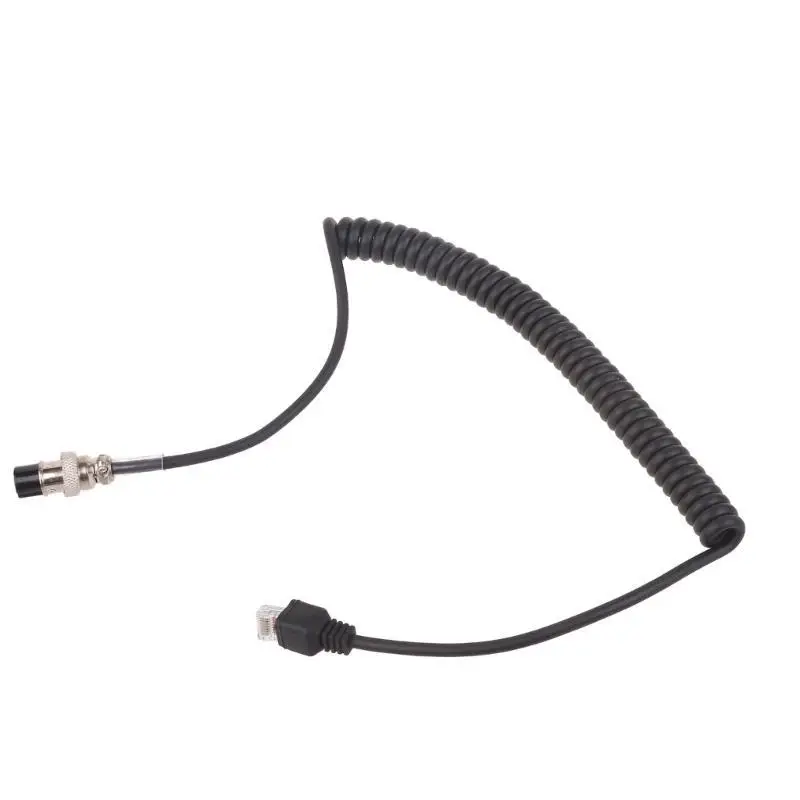 R53C 8Pin an RJ45 Drahtmikrofonlautsprecher Federleine für Yaesu FT-847 FT840 Radio – Detail 10