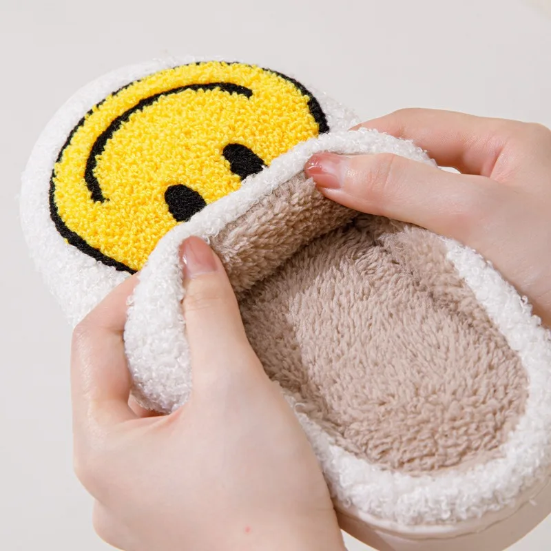 Fur Slippers with Warm Plush Lining and Thick Sole Are Suitable for Winter Homes and Indoor Environments, Making  Them