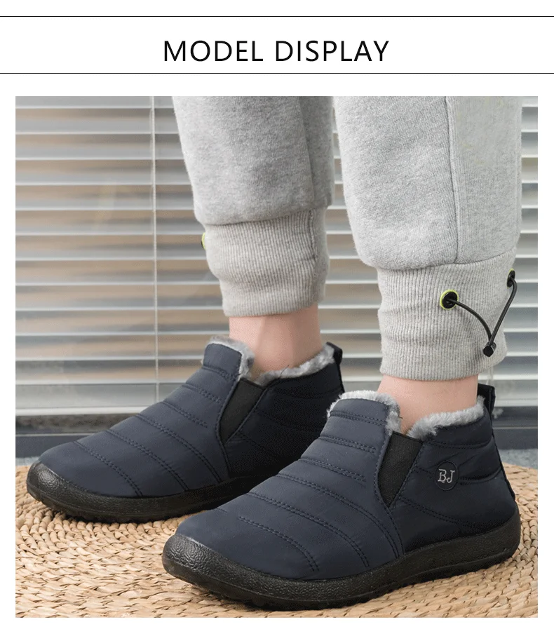 Stivali Da Neve Uomo Con Fodera In Pelliccia - Caldi, Morbidi E Antiscivolo Per Inverno - Foto 13