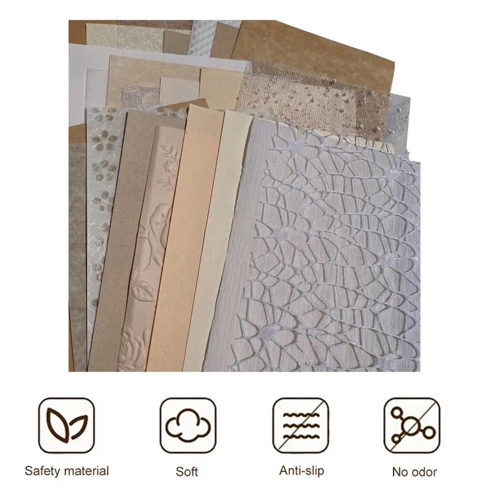 

Journaling Paper Scrapbook Paper Set 30/40pcs of Textured Diy Handmade Art Craft Project Card Making Photo Album Journaling