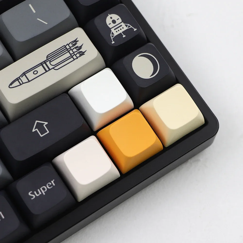 Xda Perfil Pbt Keycaps Teclado Mecânico 1u Bola Impressão em Branco Personalizado Gamer Cor Misturada Keycaps mx Switches Xda Altura - Imagem 6