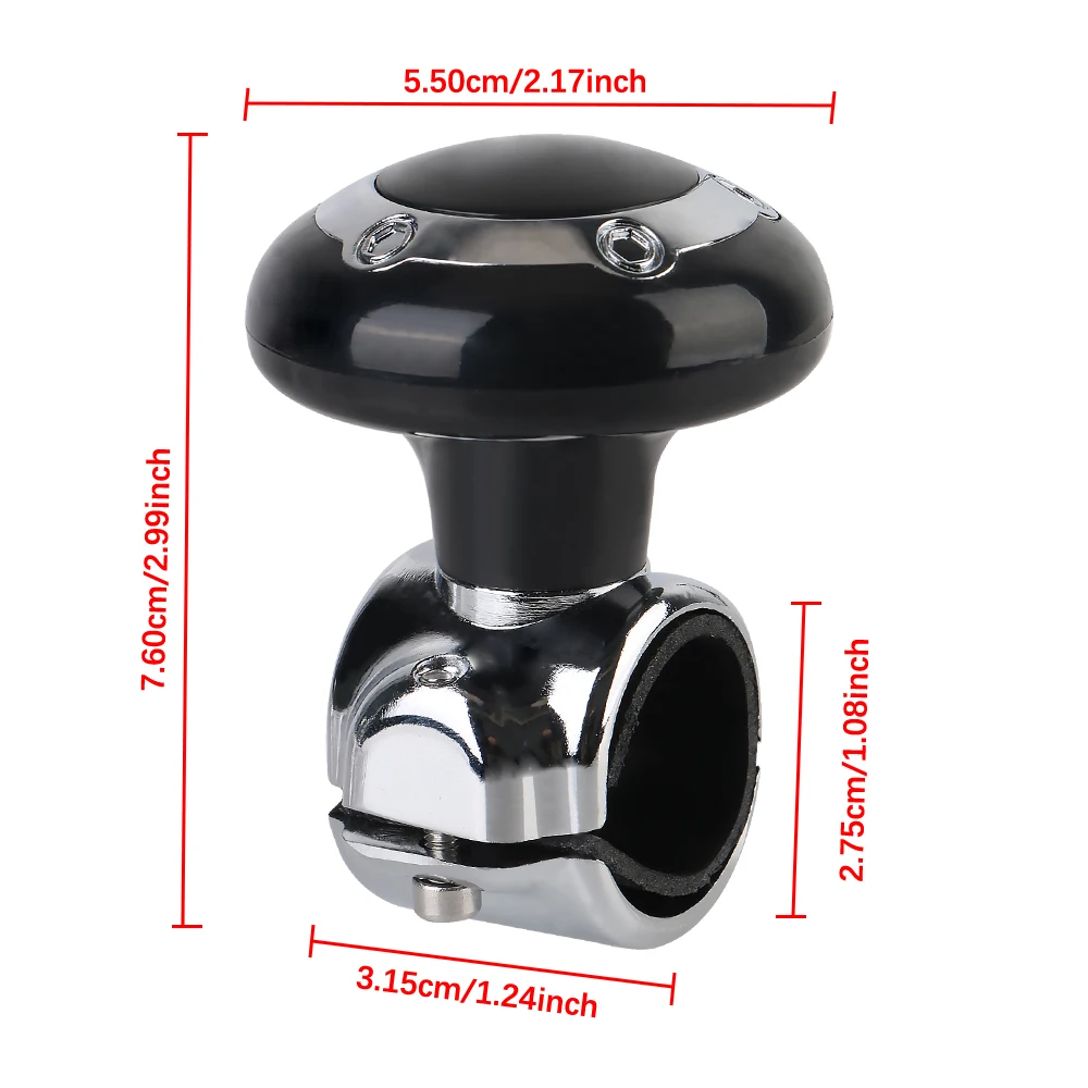Steering Wheel Booster Universal Car Turning Steering Wheel Ball Handle Spinner Knob Rotating