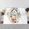 Puffin Rock gift for fans puffin rock characters Throw Blanket Luxury Designer Blanket Soft Big Blanket 1
