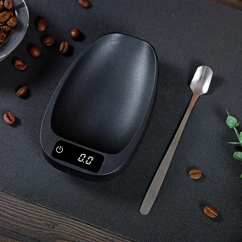 Elektronische Teewaage mit Schildpattmuster, Touchscreen, langlebige Batterie, Kaffeewaage, 0,1 Gramm Genauigkeit, Kunststoff – Detail 5