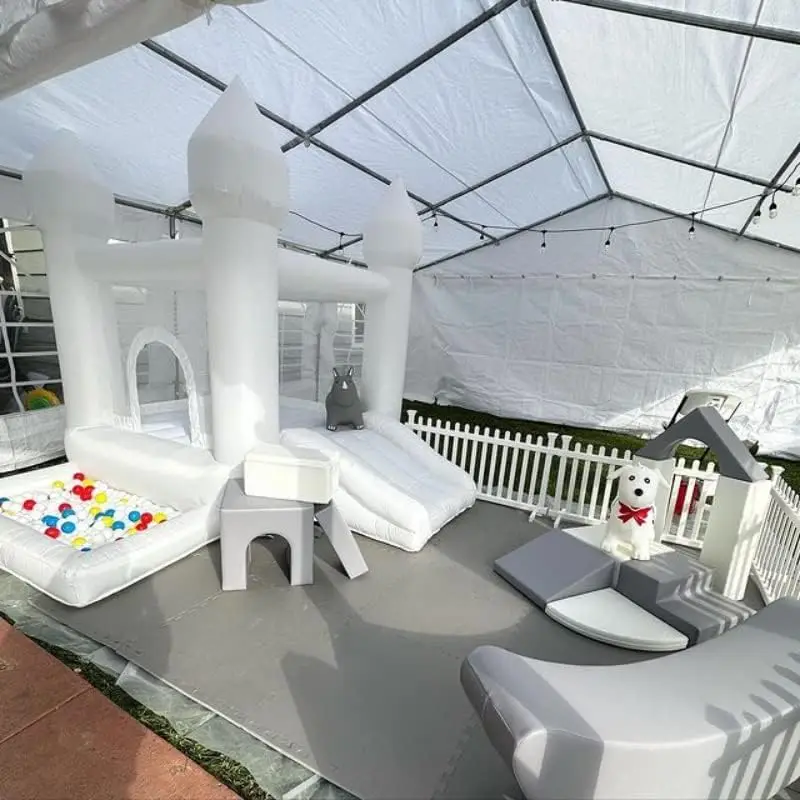 Oxford Mini Jumping Castles Bouncy Castles Outdoor Christmas Inflatable Children's Toys House Birthday Party Events Air Bounce 2