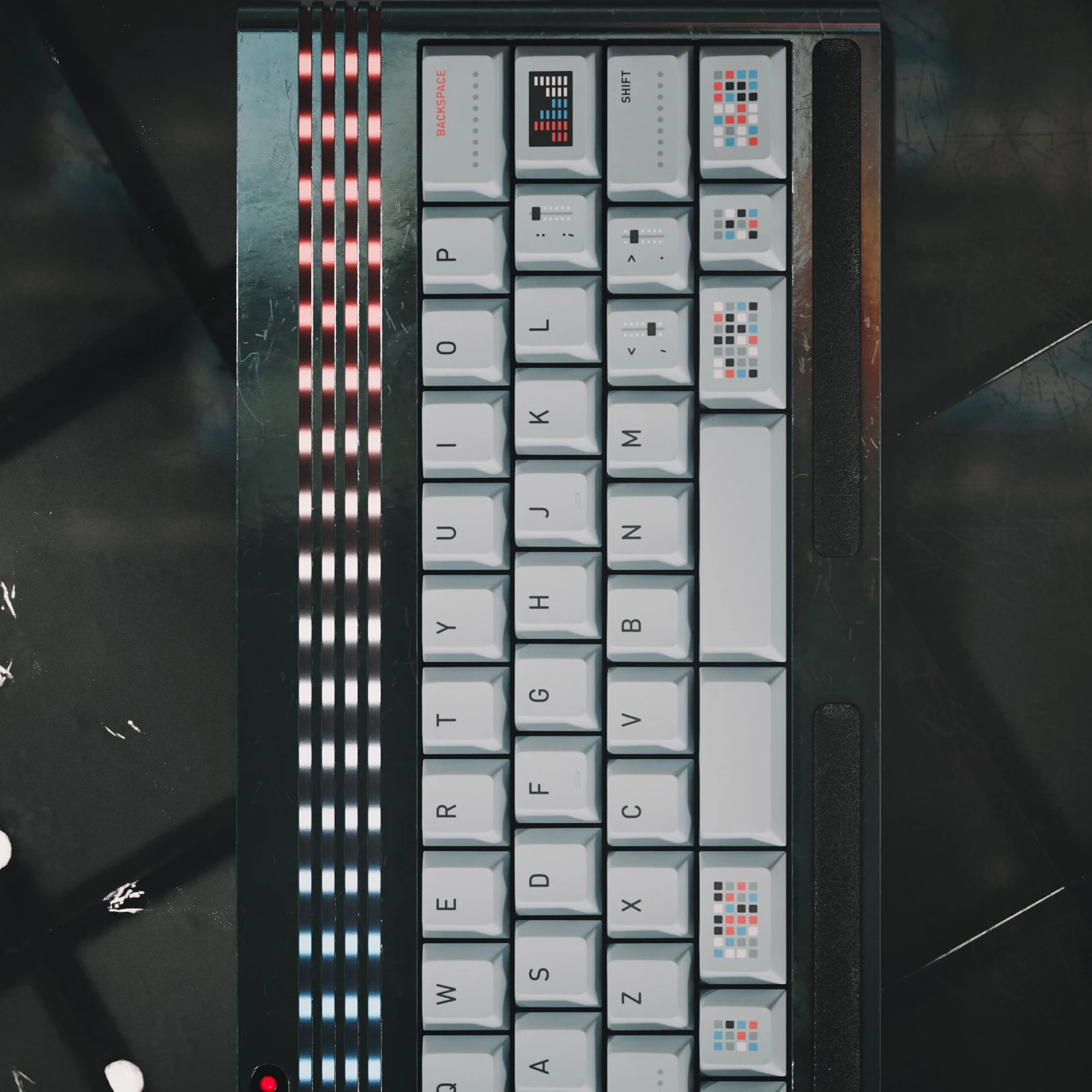 Synth Keycaps Cereja Perfil Pbt Dye Sublimação Keycap Teclado Mecânico para mx Interruptor Iso Enter 40 61 64 75 84 87 980 - Imagem 6