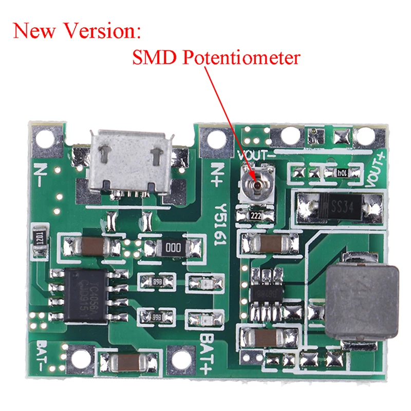 1pc USB Lithium Lipo Multimeter Modification 18650 Battery 3.7V To 5V 9V Charge Step Up Discharge Integrated Module battery charge module