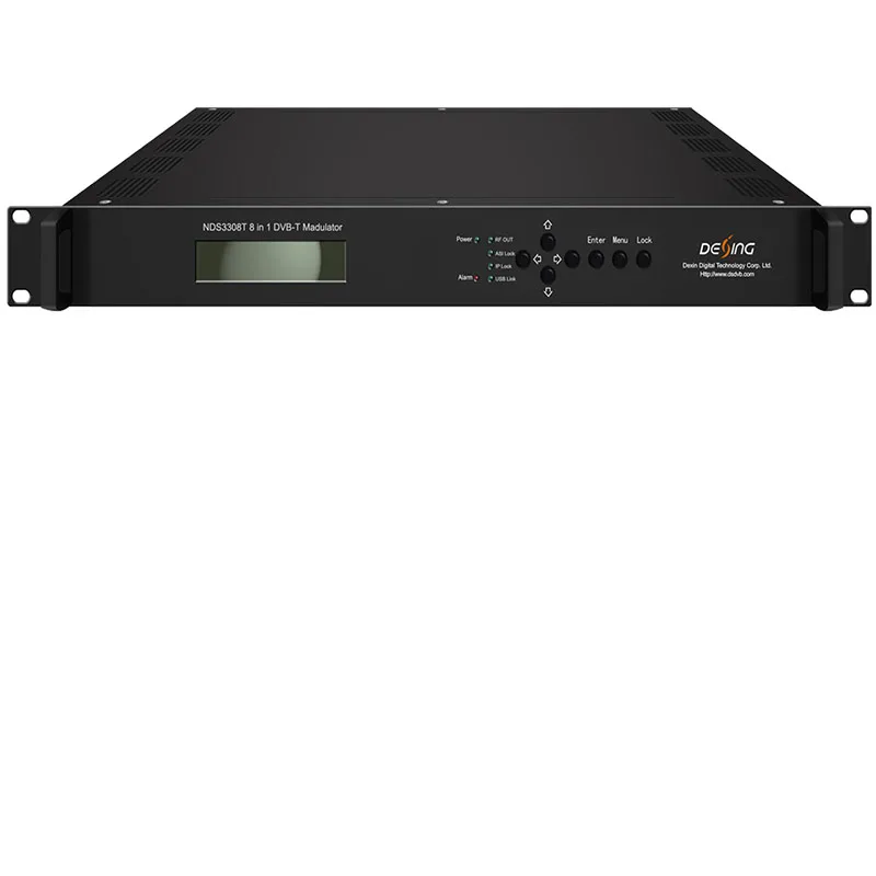 IP-RF ASI-RF IP QAM 케이블 프론트 엔드 장비, IP-DVB-T ISDBT DVB-C 변조기, 8 16 캐리어
