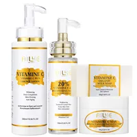 AILKE crème éclaircissante pour le corps, avec vitamine C, acide hyaluronique, beurre de karité, réduit les taches noires, même le teint, Lotion hydratante 1