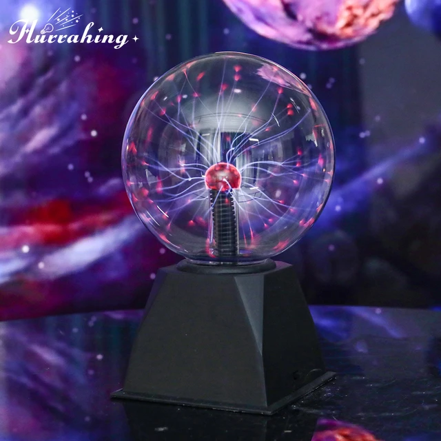 Boule de Plasma magique tactile, lampe de bureau 3 4 5 6 8 pouces, sphère  lumineuse, maison, veilleuse, décoration de chambre, cadeau - AliExpress