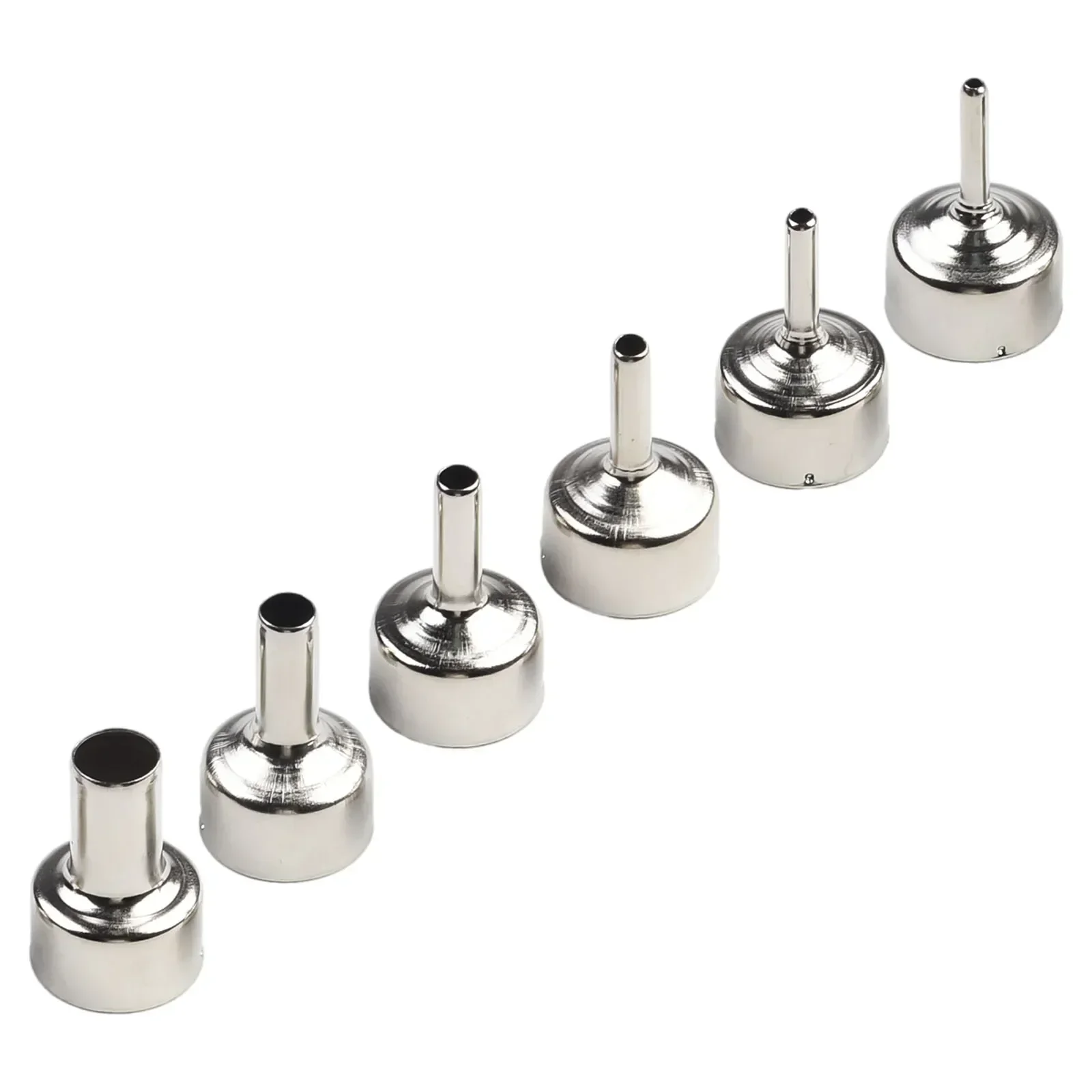 6pcs/set 22mm Universals Nozzle Hots Air Station Round Nozzles Welds Nozzles For 858D+8586 Soldering Welding Hot Air Stations 4