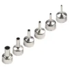 6pcs/set 22mm Universals Nozzle Hots Air Station Round Nozzles Welds Nozzles For 858D+8586 Soldering Welding Hot Air Stations 4