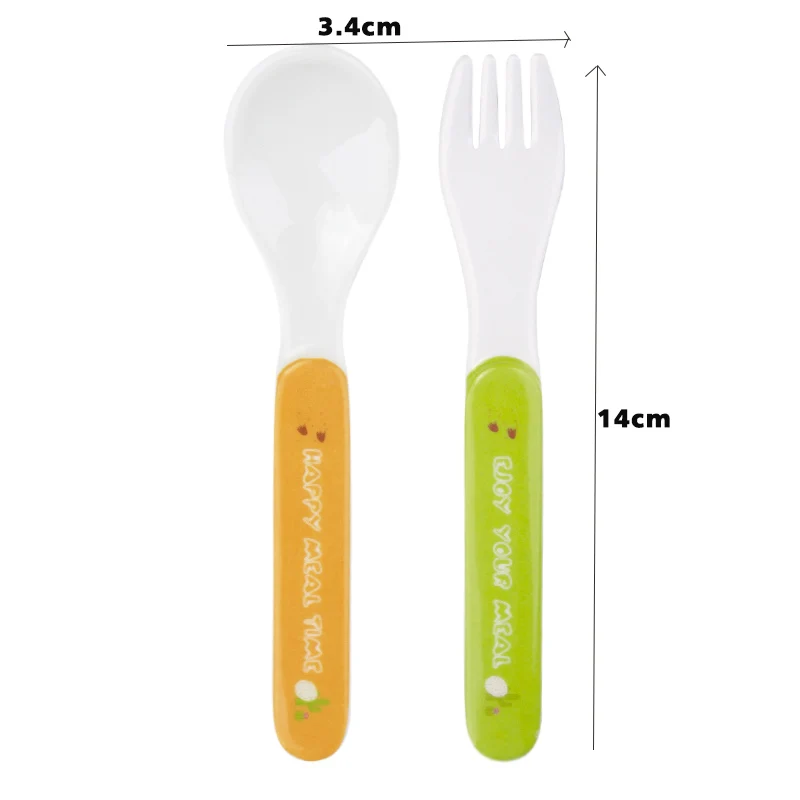 Baby Feeding Spoon Baby Learning Spoon Kids Spoon Fork Baby Sood Supplement Bowl Anti-Fall Anti-Scalding Feeding Tableware images - 6