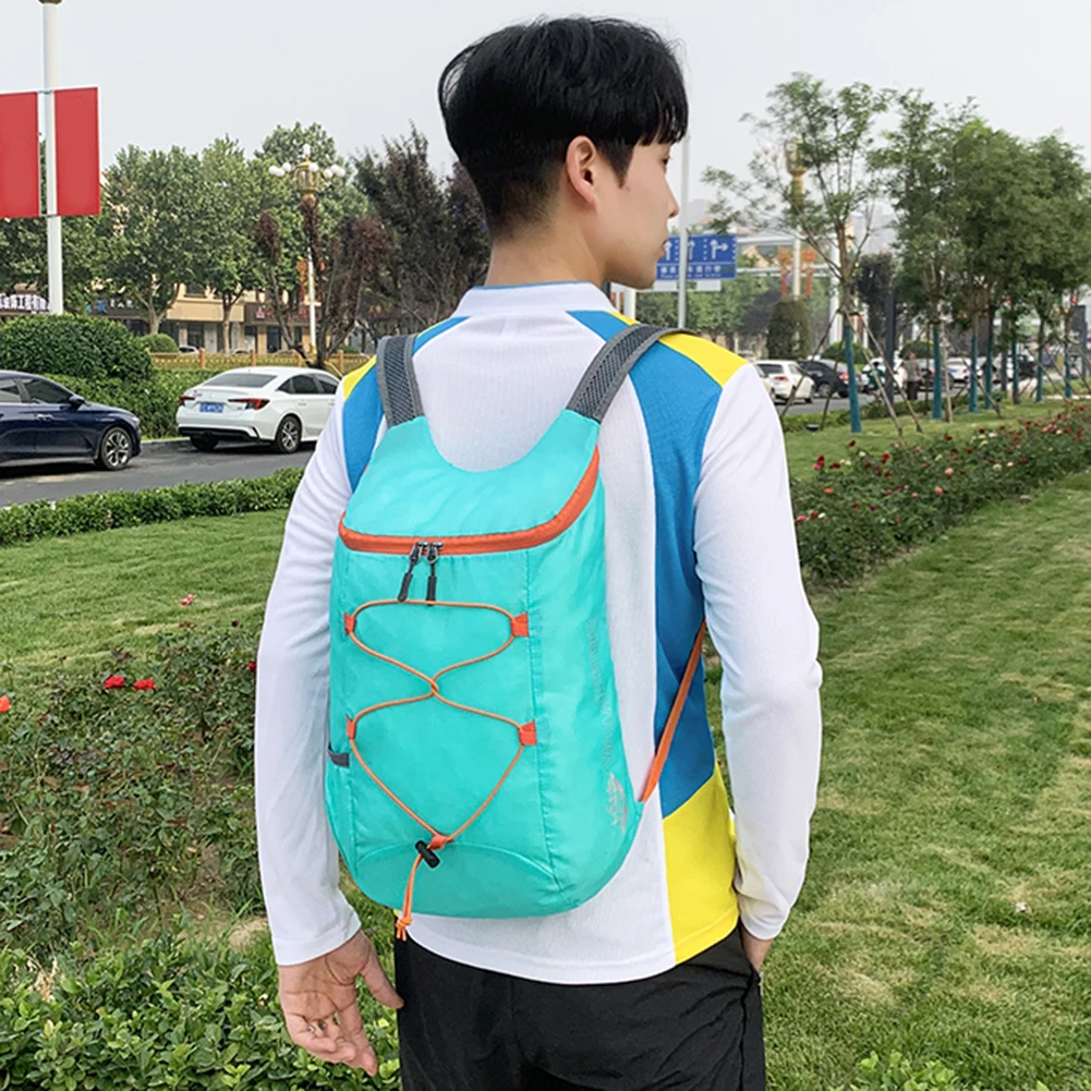 10L Foldable Portable Backpack Splashproof Folding Mountaineering Bag Ultralight Travel Daypack Bag Sports Daypack for Men Women
