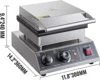 25 Holes Muffins Machine Commercial Stainless Steel Mini Crepe Pancake Makers 2