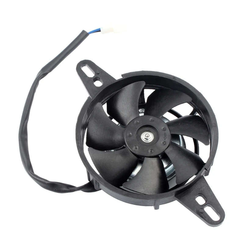 Motorcycle Oil Cooler Water Cooler Electric Radiator Cooling Fan Simple Installation Plastic fitting for 150-250cc