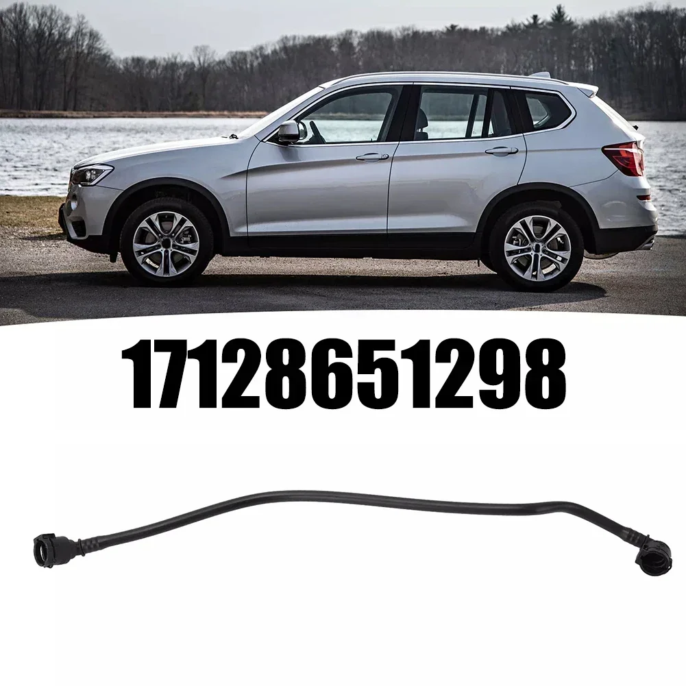 1pc Car Engine Coolant Over Flow Hose Tube For BMW X3 X4 2011- L4 17128651298 Replacement Automobiles Parts Engine Radiator Hose Connector