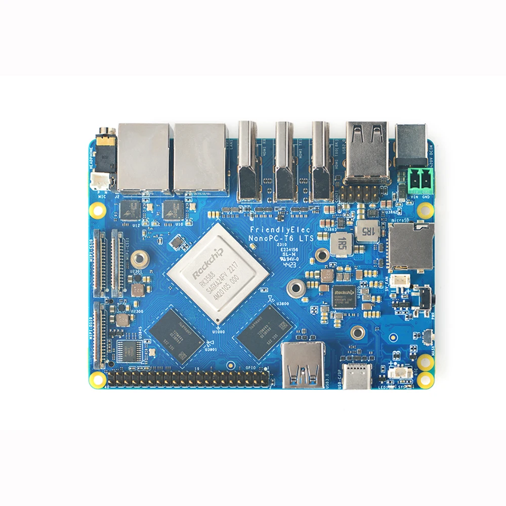 Carte Mère NanoPi R76S Rockchip RK3576 - 16 Go RAM, 32 Go EMMC, Double Ethernet 2,5G, Pour Serveur/home Lab