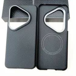 Premium Aramid Carbon Fiber MagSafe Magnetic Hard Armor Phone Case for Pura 80ProPlus (600D)