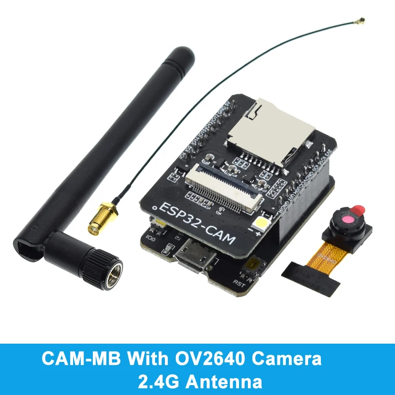 ตัวเลือกสินค้า บอร์ดพัฒนา ESP32-CAM พร้อมกล้อง USB สำหรับโปรเจกต์อัจฉริยะ
