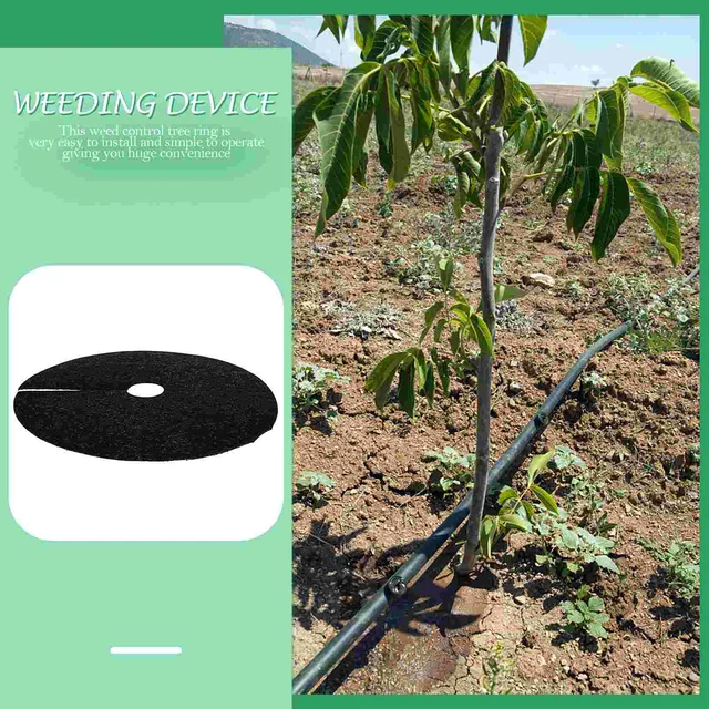 20 Db Tartozékok Gyomlálószövetelője 27X27Cm Nem Szőtt Földi Szerszám Fekete Fa Védelemhez Való Hozzáférés - Image 5