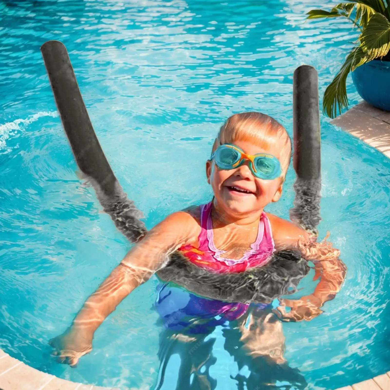 Schwimmen Nudeln Schwimmenden Schwimmen Stick Perle baumwolle schwimmen stick Sport Übung Hilfe Auftrieb Stick Pool Zubehör für Kind Erwachsene – Detail 13