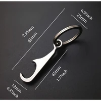 1pc EDC Mini Bottle Opener Gear Rock Climb Beer Camp Portable Keyhole Practical Tool Stainless Steel Hike Outdoor Accessories CN 2