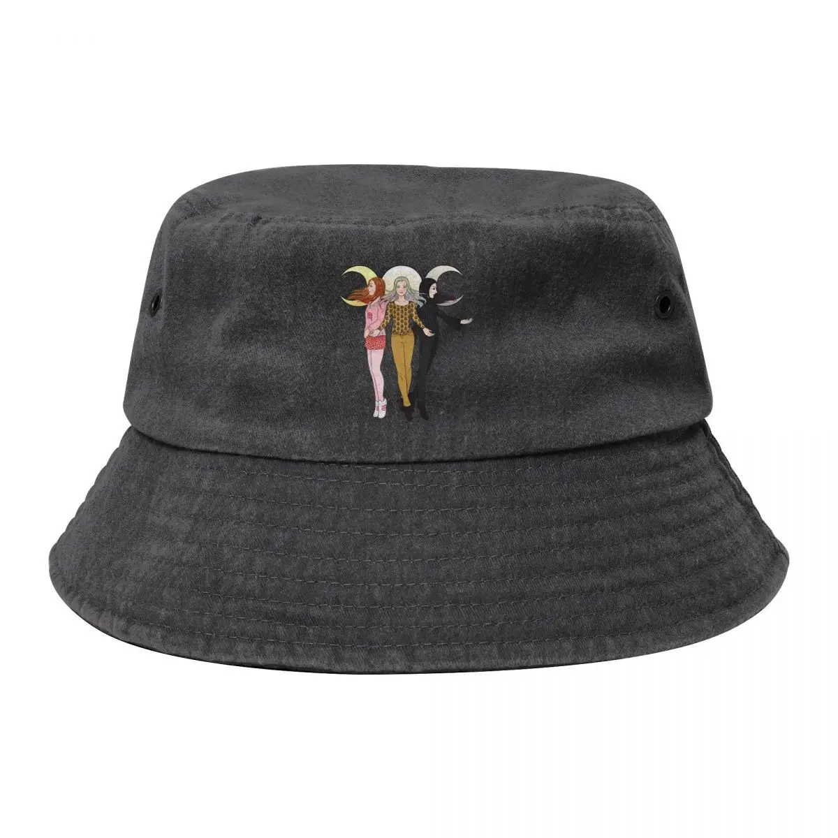

Willow Cowboy Denim Fisherman Hat With Printing