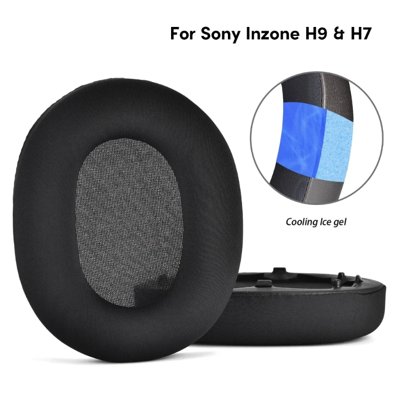 

Утолщенные амбушюры, охлаждающие подушки для гарнитуры Sony Inzone H9 & H7, дышащие амбушюры, удобные амбушюры, сменные поврежденные амбушюры