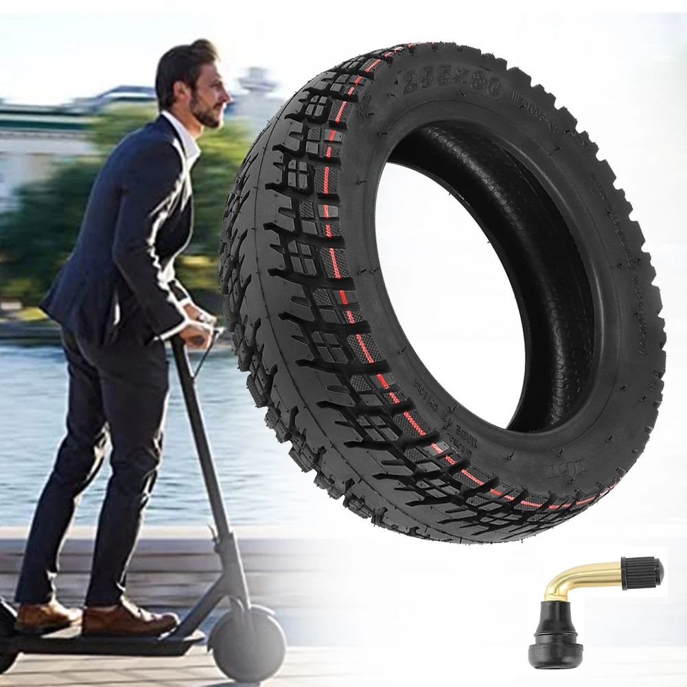 

10-дюймовая 255x80 безкамерная шина для электроскутера Kaabo Wolf E-Scooter утолщенная вакуумная шина Запчасти для скутера
