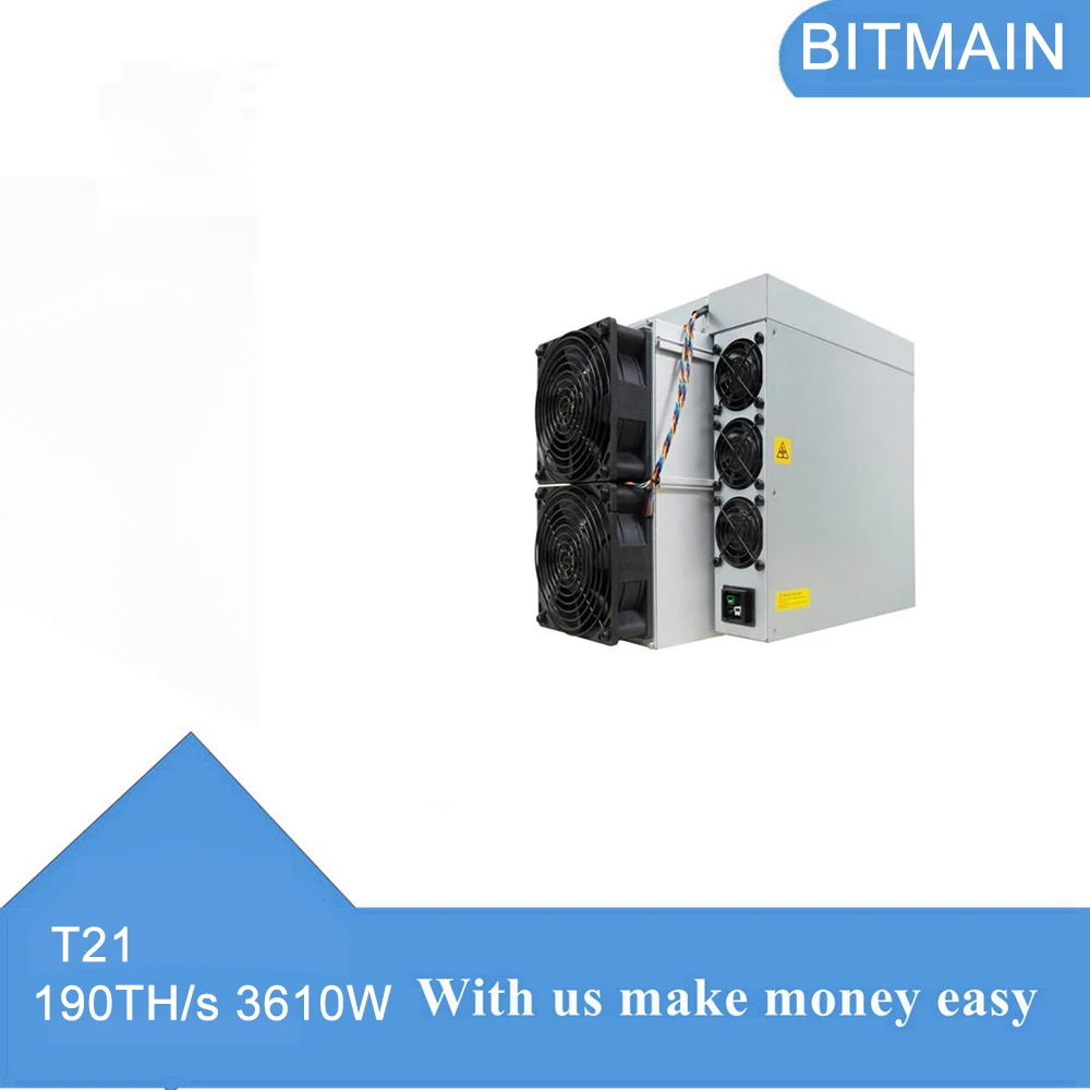 Bitmain Unveils Nuovo Antminer T21 Bitcoin Miner 190Th/S 3610W Con Algoritmo Sha-256