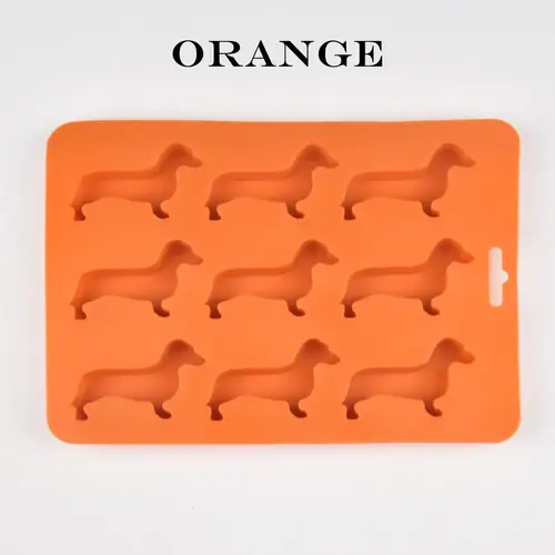 Creative Silicone Dachshund Puppy Shaped Ice Cube Chocolate Cookie Mold DIY Home Ice Tray Kitchen Tools silicone mold gadgets - Image 8