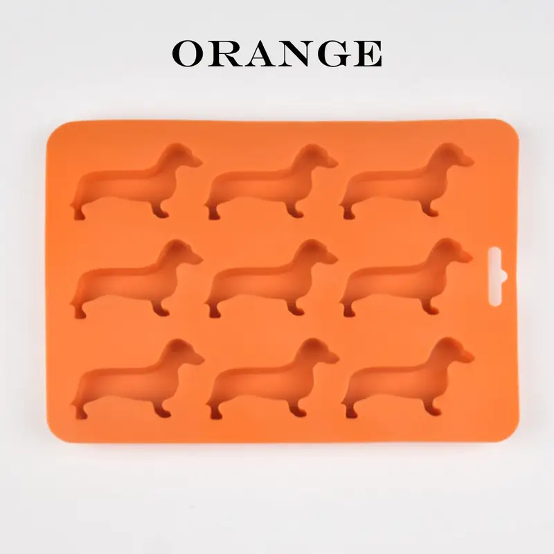 Creative Silicone Dachshund Puppy Shaped Ice Cube Chocolate Cookie Mold DIY Home Ice Tray Kitchen Tools silicone mold gadgets - Image 8