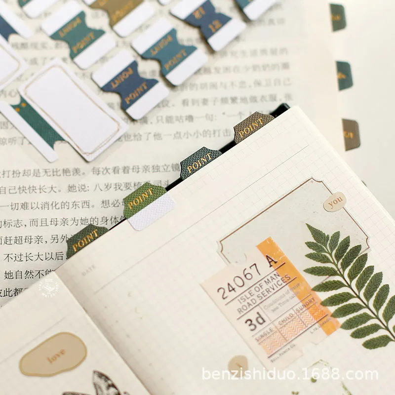 Set di Adesivi Retro con Stampa a Caldo per Quaderni e Scrapbooking - immagine 4