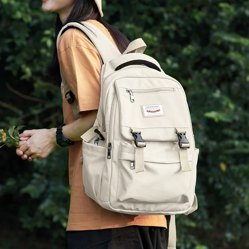 Women Backpack 2024 Waterproof Oxford for girls boys Teenager Schoolbag Large Capacity Multi-Pocket Travel Laptop Backpack 6