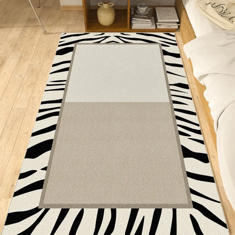 

Living Room Carpet Bedside Long Rug Sofa Mat Modern Loop Pile Home Decor Luxury Lounge Mat Fluffy Plush Non-Slip Bedroom 60x160