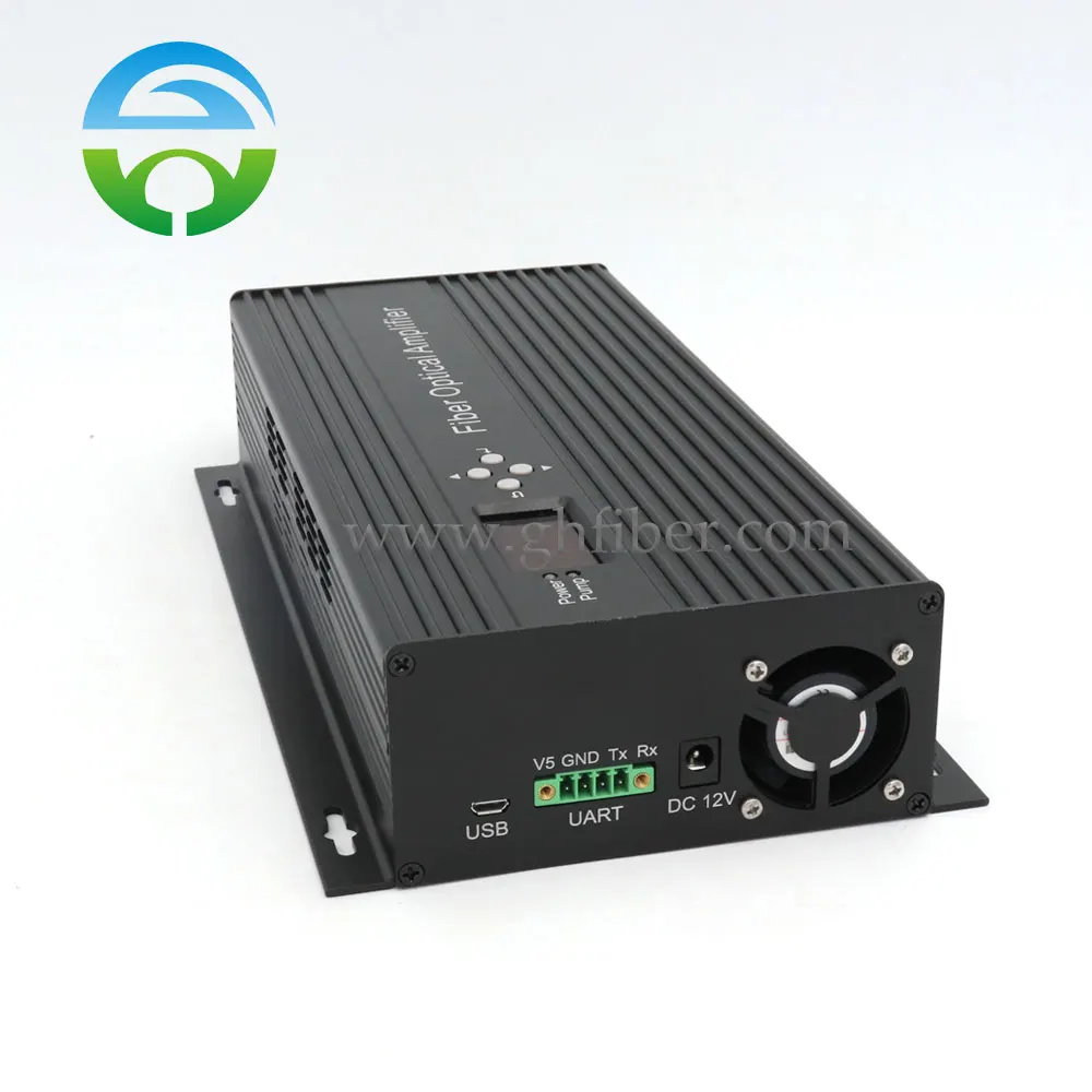 1550nm Mini Optical Amplifier 4 Port EDFA SC/APC Fiber Port