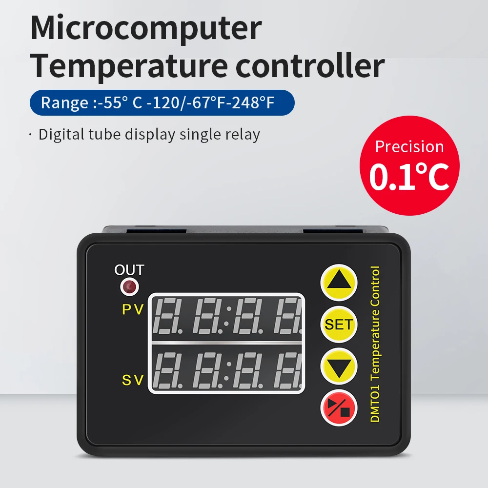 Digital Thermostat Controller Heating Temperature AC110-220V