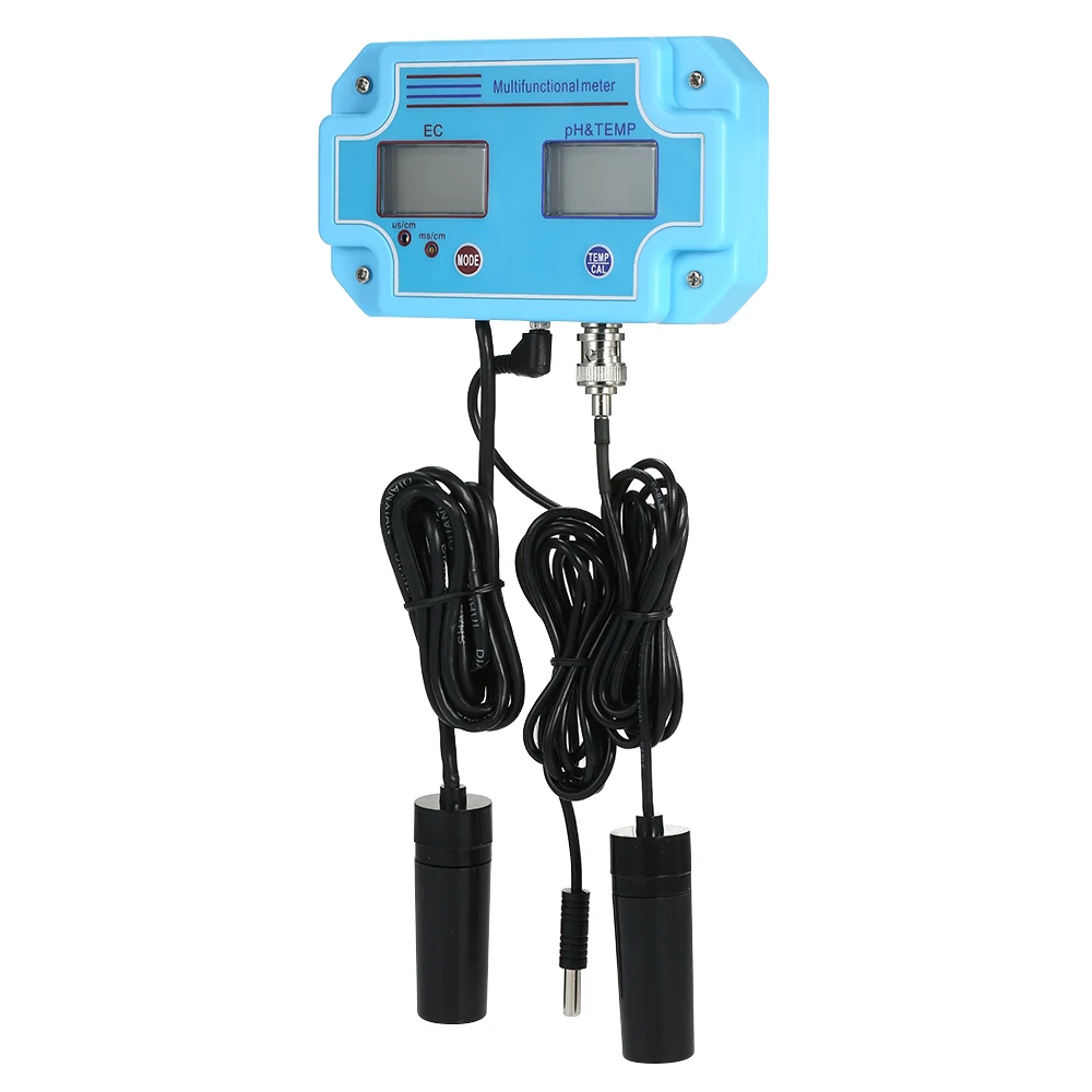 3 in 1 Water Quality Tester pH/EC/TEMP Meter Water Detector Digital LCD Tri-Meter Water Quality Monitor Multiparameter PH Tester magnetic tape measure