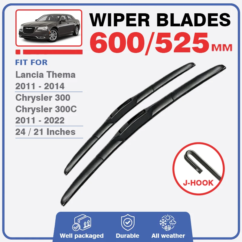 Set Spazzole Tergicristallo Anteriore Per Chrysler 300 300C Lancia Thema 300C 2011 - 2022 Spazzole Parabrezza Parabrezza 2012 2013 2014