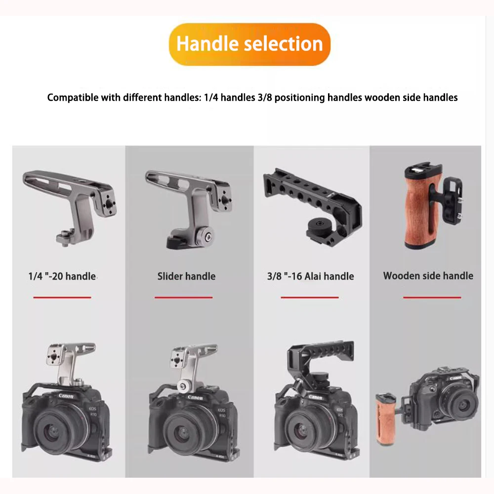 Description Picture 6 of itemFOTGA Camera Cage For Nikon Z 30 Quick Release L Plate Z30 Aluminum Alloy Cage with Cold Shoe Mount for Microphone and LED Light