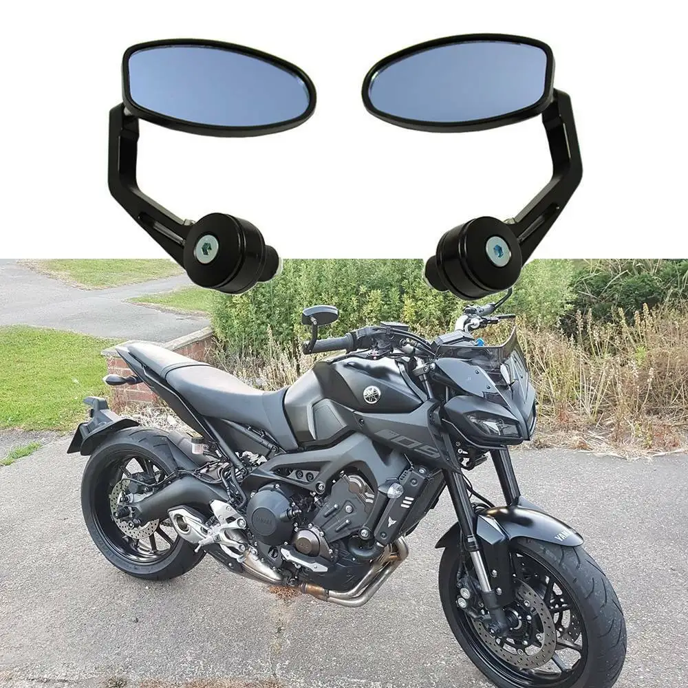 MotorcycleHandleMirrorBarEndMirrorRearviewForYamahaMT07MT09