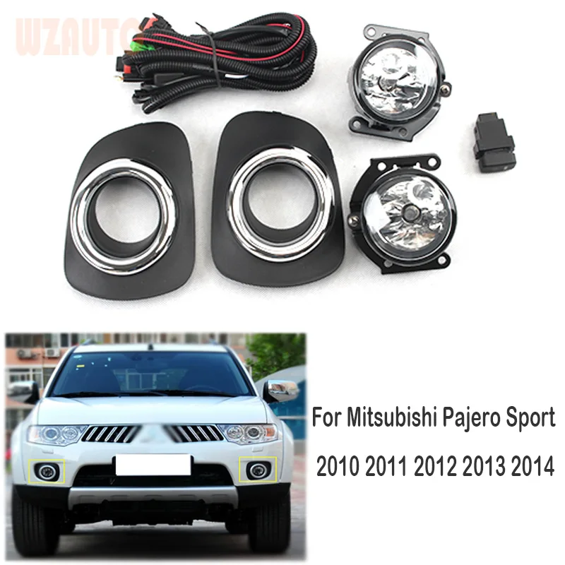 

Front Bumper Lamp Daytime Running Light Fog Light Assembly Wiring Harness Kit For Mitsubishi Pajero Sport 2011 2012 2013