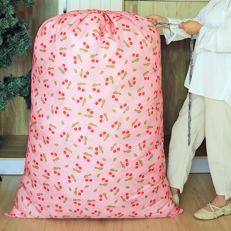 Waterproof Oxford Cloth Laundry Bag Drawstring Beddings Quilt Clothes Storage Bag Large Capacity Washing Dirty Clothes Organizer 3