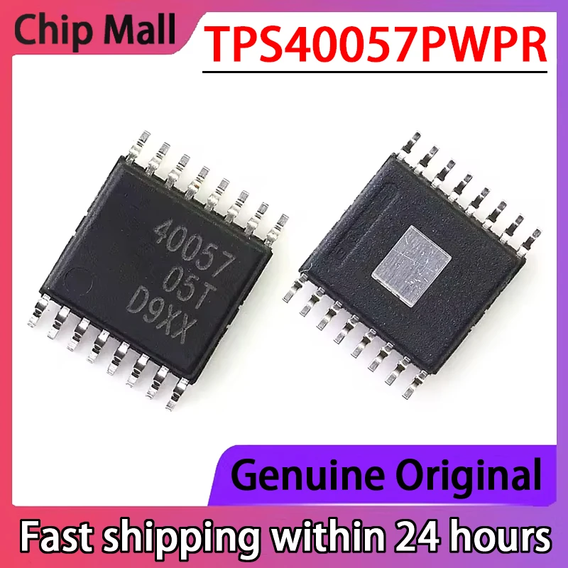 

5PCS Original New TPS40057PWPR TSSOP16 Silk Screen 40057 DC Voltage Reduction Controller
