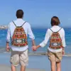 Custom Kizomba Samakaka Ankara Print Drawstring Bag Men Women Gym Sports Sackpack African Wax Design Shopping Storage Backpacks 6