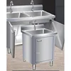 Commercial Metal Kitchen Sinks For Outdoor Cabinet Storage With Operating Table Sinks Minimalist Sink For Dining Room N 2
