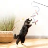 Creative Hose Sequin Dragonfly Cat Teaser Wand - Light & Color Combo, Interactive Self-Play Toy for Cats, 5