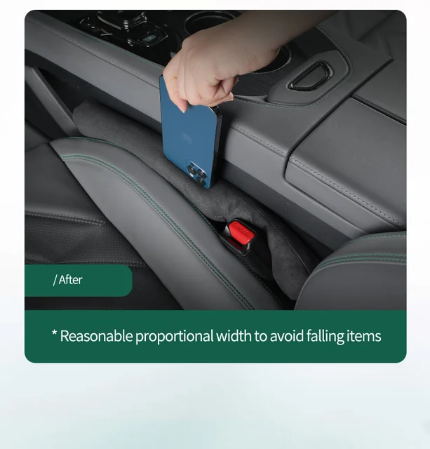 thumbnail image 2 of BMW Seat Organizer 2-Pack Car Seat Gap Filler With Phone Holder - Storage Organizer For BMW X3 X7 3 5 Series Models BMW Interior Accessories 2 of 11
